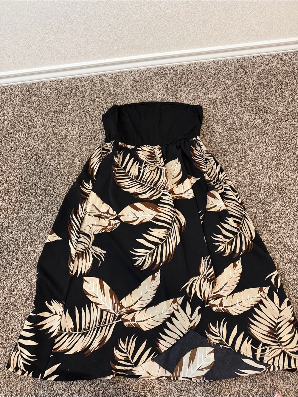Cocoa Palms Tropical Midi Dress
